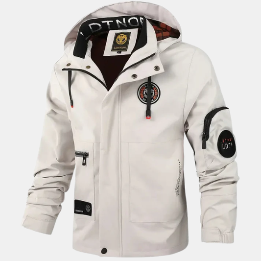 Lightweight Mens Windproof Waterproof Outdoor Jacket for Autumn Comfort